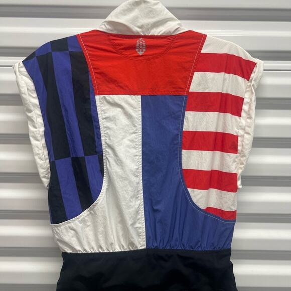 🆕Free People Movement Patriotic Race To The Top One Piece Romper SZ M NWOT - Picture 9 of 11